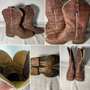 Girls Size 5 Tin Haul Boots